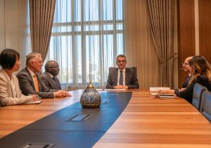 Cumhurbaşkanı Erhürman, Diagne ile görüştü I “Hristodulidis’le BM’nin dahil olmayacağı bir görüşme yapacağız”