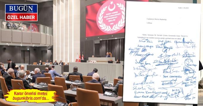 Kıbrıs Cumhuriyeti’nin 65. yıldönümünde kuzeyden ayrılıkçı hamle:  Meclis’ten “2 devletli” karar önerisi