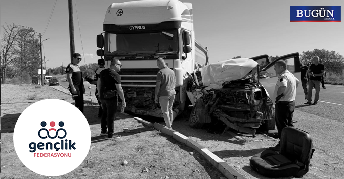 Gençlik Federasyonu: İskele-Ercan yolu artık bir ulaşım hattı değil, risk hattıdır!