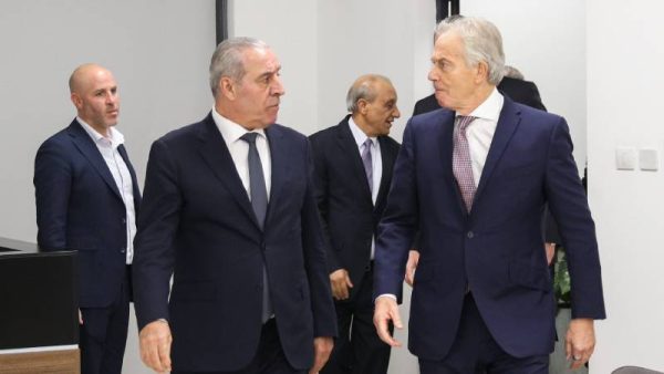 Gazze’de geçiş yönetimi için ismi geçen eski Britanya Başbakanı Tony Blair, Filistin’de: Görüşmelere ABD’li bir temsilci de katıldı