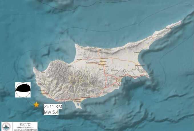 Jeoloji ve Maden Dairesi adada meydana gelen depremle ilgili açıklama yaptı