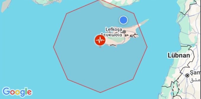 Baf açıklarında 5,4 büyüklüğünde bir deprem daha