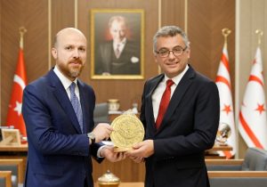 Erhürman, Bilal Erdoğan’ı kabul etti