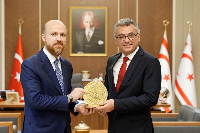 Erhürman, Bilal Erdoğan’ı kabul etti