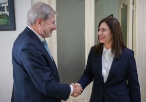 CTP Genel Başkanı İncirli, AB Kıbrıs Özel Temsilcisi Johannes Hahn’ı kabul etti