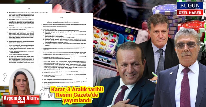 HÜKÜMET ONLİNE CASİNOYU AÇTI