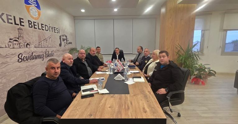 İskele’de Emniyet Kurulu toplandı: “Yoğun yağışlara karşı tüm ekipler teyakkuzda”