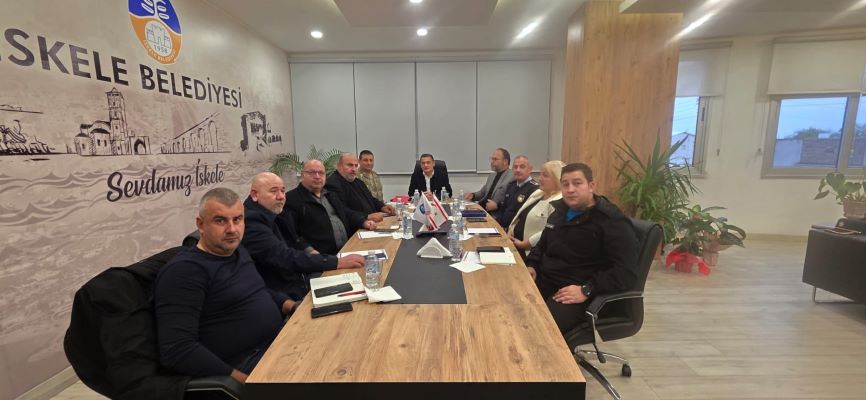 İskele’de Emniyet Kurulu toplandı: “Yoğun yağışlara karşı tüm ekipler teyakkuzda”