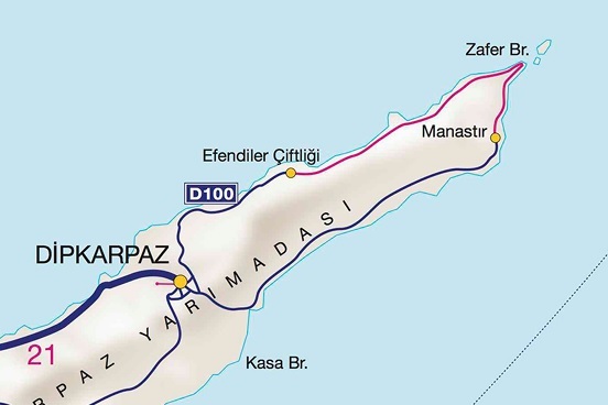 Dipkarpaz–Zaferburnu yolunda asfalt çalışması: Güzergâh belirli saatlerde kapatılacak