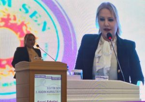 KTÖS, Eğitim-Sen’in kurultayına katıldı: Toplumsal cinsiyet eşitliği demokrasinin temelidir!