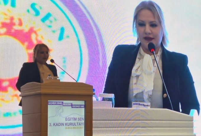 KTÖS, Eğitim-Sen’in kurultayına katıldı: Toplumsal cinsiyet eşitliği demokrasinin temelidir!