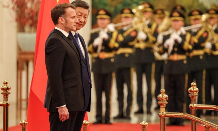 Macron, Çin’de; Xi Jinping’den Ukrayna için devreye girmesini istedi