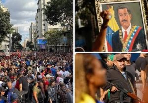 Venezuelalılar, ABD tarafından kaçırılan Maduro’ya destek için sokağa çıktı: Vatan satılık değil!