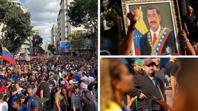 Venezuelalılar, ABD tarafından kaçırılan Maduro’ya destek için sokağa çıktı: Vatan satılık değil!