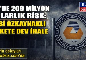 DAÜ’de büyük risk: Eksi sermayeli şirket 209 milyon dolarlık teminatı üstlendi