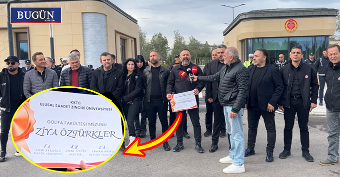 Sendikalardan Meclis Başkanı Ziya Öztürkler’e ‘temsili’ diploma