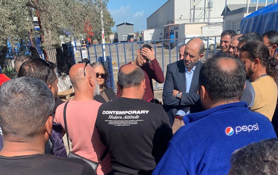 HP’den EKTAM işçilerine destek ziyareti