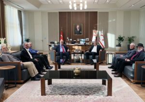 Birleşik Kıbrıs Partisi’nden Cumhurbaşkanı Erhürman’a ziyaret