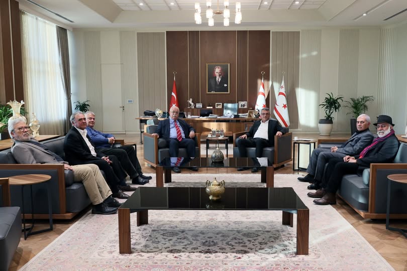 Birleşik Kıbrıs Partisi’nden Cumhurbaşkanı Erhürman’a ziyaret