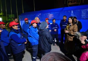 İncirli grev alanında: “EKTAM işçileri yalnız değildir!”