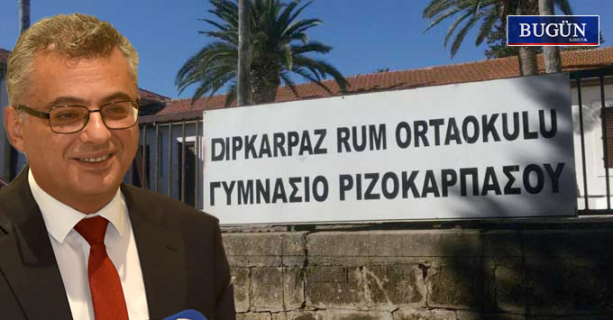 Erhürman’ın Karpaz’daki Kıbrıslı Rum öğrencileri ziyareti basında olay oldu