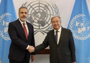 Bakan Fidan, BM Genel Sekreteri Guterres ile görüştü