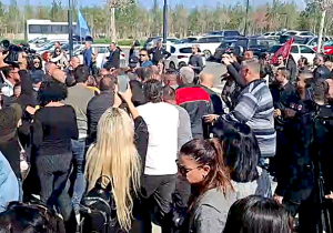 Meclis önünde arbede | Sendikalar içeri alınmıyor