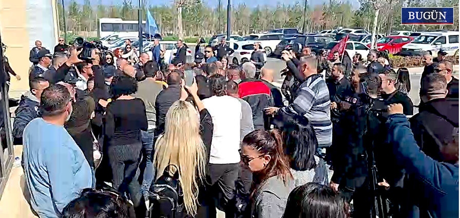 Meclis önünde arbede | Sendikalar içeri alınmıyor