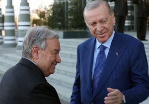 Erdoğan, Birleşmiş Milletler Genel Sekreteri Guterres ile görüştü
