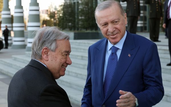 Erdoğan, Birleşmiş Milletler Genel Sekreteri Guterres ile görüştü