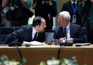 Hristodulidis Brüksel’de: Guterres’le Kıbrıs görüşmesi, zirvede Orta Doğu gündemi