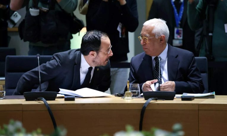 Hristodulidis Brüksel’de: Guterres’le Kıbrıs görüşmesi, zirvede Orta Doğu gündemi