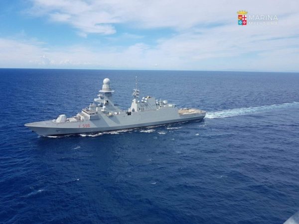 İtalyan füze fırkateyni Kıbrıs’a ulaştı