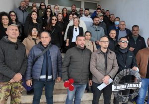 Güç-Sen’den Mağusa Limanı’nda eylem: Arıklı’ya siyah çelenk