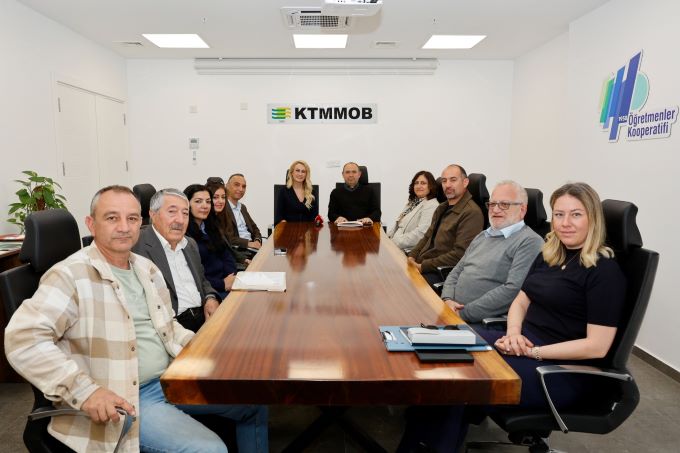 “Yeniden Yeşil Kıbrıs” projesi kapsamında KTMMOB’ye ziyaret