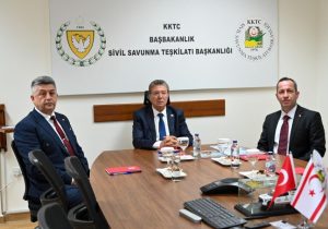 Üstel, olası güvenlik riskleri için Sivil Savunma ile görüştü