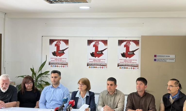 Kıbrıslı emekçilerden 1 Mayıs mesajı: “Bölünmeyle uzlaşmıyoruz”