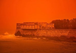 Sahra tozu Türkiye ve Yunanistan’ı kapladı: Gökyüzü turuncuya döndü