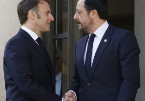 Fransa Cumhurbaşkanı Macron Kıbrıs’ta