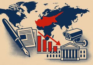 Basın özgürlüğünde alarm I Kıbrıs’ın iki yanı da diplerde: Kuzey 82’inci, Güney 80’nci sırada!