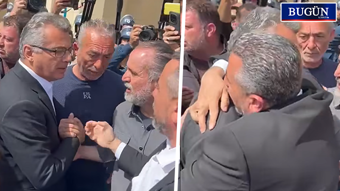 Erhürman eylem alanında: Sendikalarla temas Cumhurbaşkanlığında sürecek