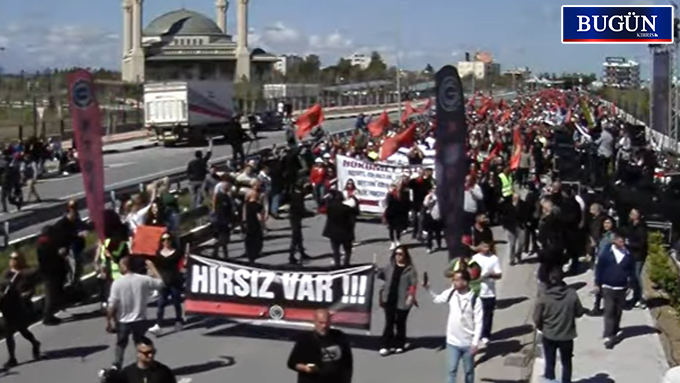 Genel grev başladı, eylemciler Meclis’e yürüyor: “Hırsız var!”