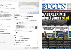 Manşetimiz ikinci kez kaldırıldı