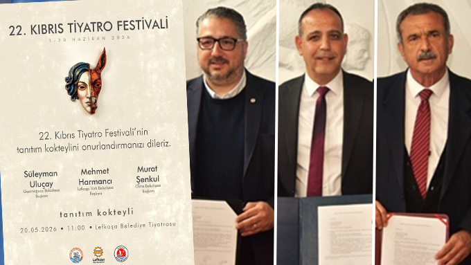 22’nci Kıbrıs Tiyatro Festivali tanıtılıyor