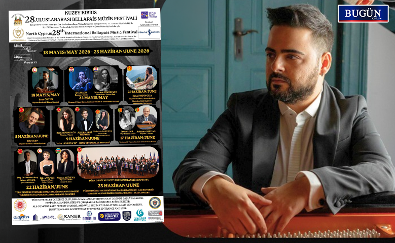 28’inci Bellapais Müzik Festivali Eser Öktem resitaliyle başlayacak