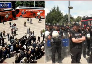 CHP Genel Merkezi polis ablukasında: Partililer binaya sahip çıkıyor