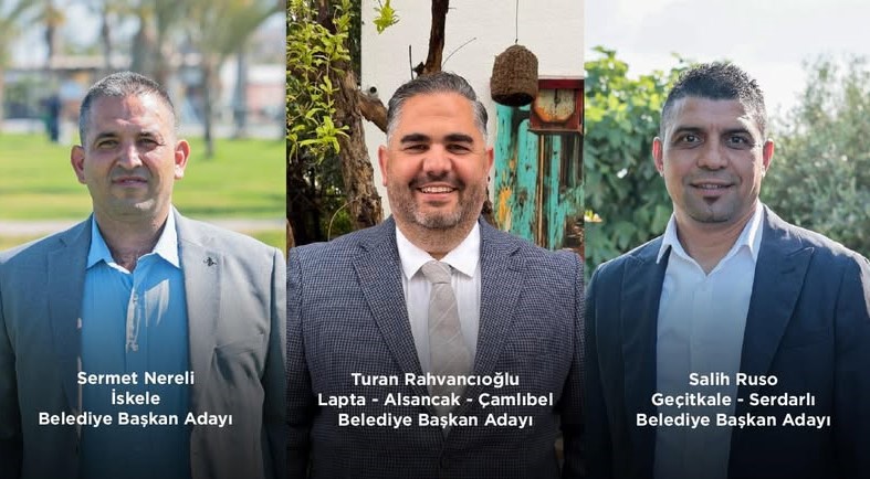 CTP üç belediye başkan adayını daha açıkladı
