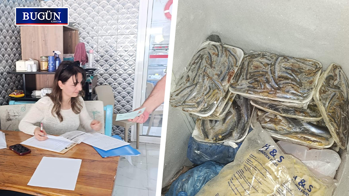 Denetimlerde 16 kilo balık imha edildi