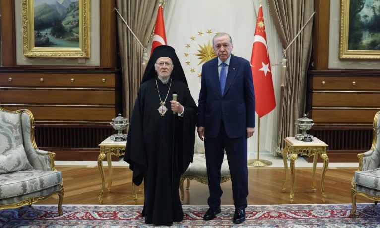 Cumhurbaşkanı Erdoğan ve Fener Rum Patriği Bartholomeos görüştü