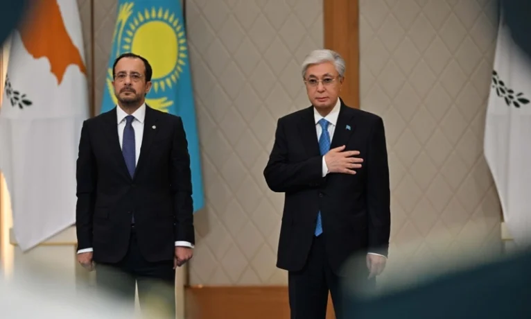 Hristodulidis ile Tokayev Astana’da görüştü
